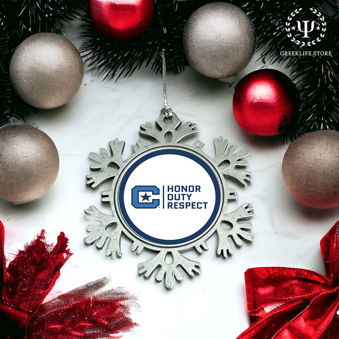 The Citadel Christmas Ornament - Snowflake Metal
