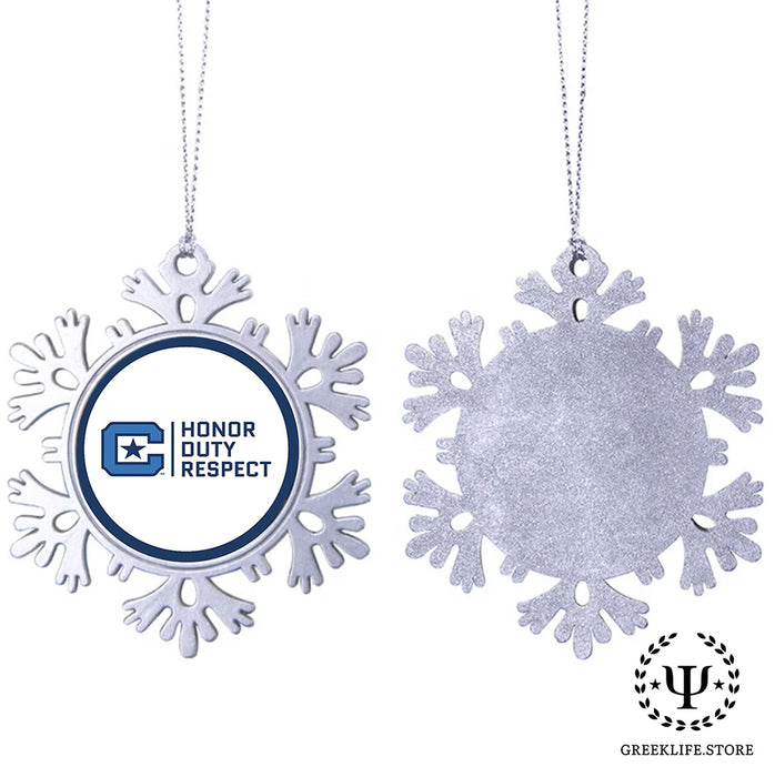 The Citadel Christmas Ornament - Snowflake Metal