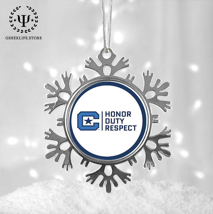 The Citadel Christmas Ornament - Snowflake Metal