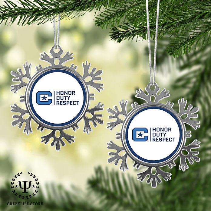 The Citadel Christmas Ornament - Snowflake Metal