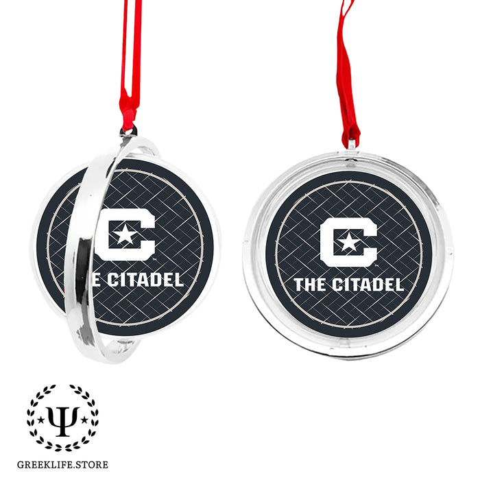 The Citadel Christmas Reversible Flat Round Ornament