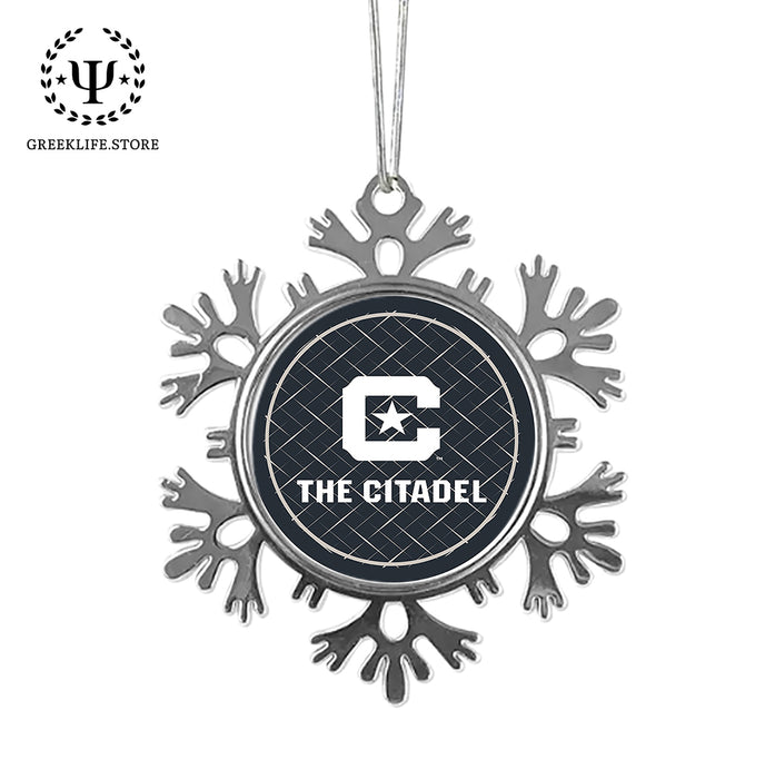 The Citadel Christmas Ornament - Snowflake Metal
