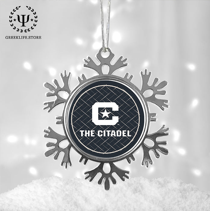 The Citadel Christmas Ornament - Snowflake Metal
