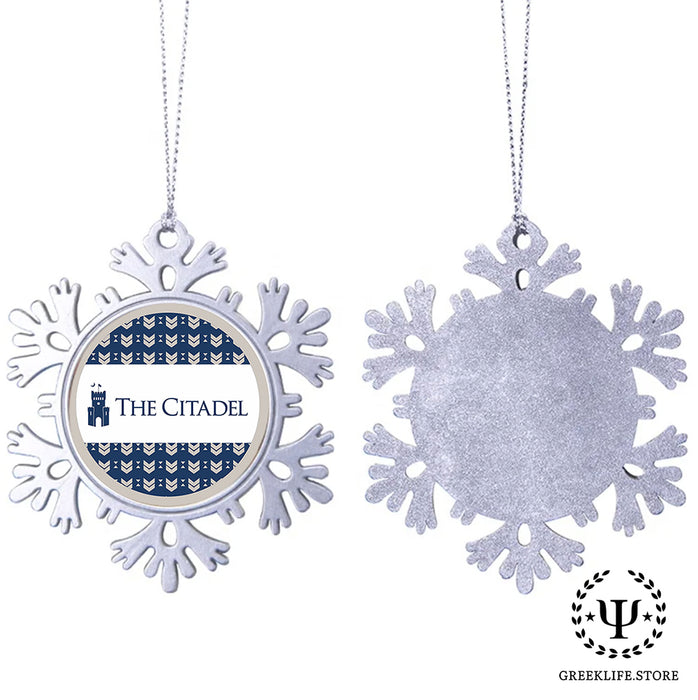 The Citadel Christmas Ornament - Snowflake Metal