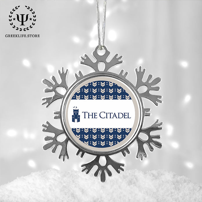 The Citadel Christmas Ornament - Snowflake Metal