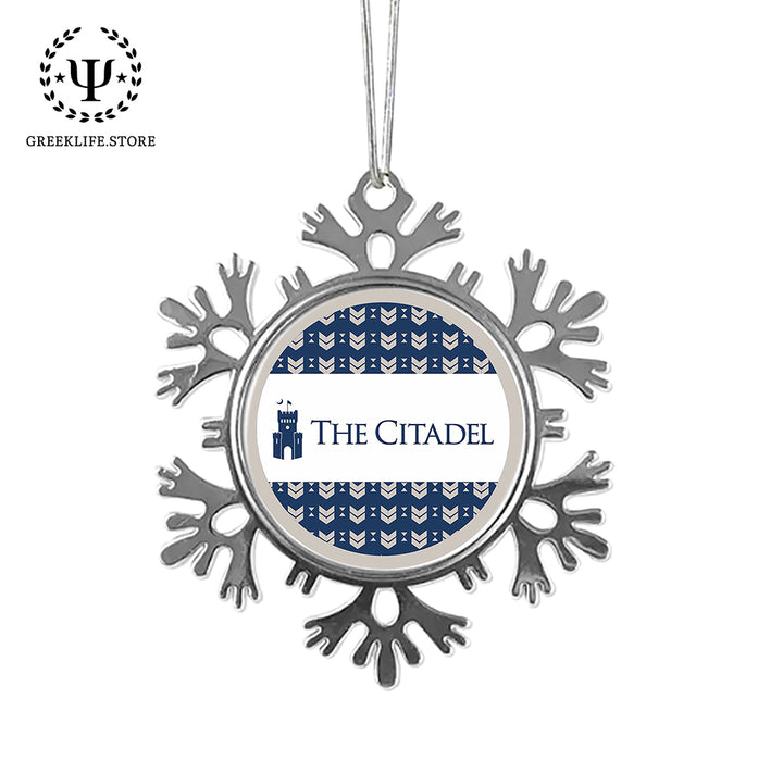 The Citadel Christmas Ornament - Snowflake Metal