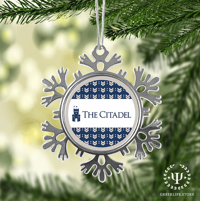 The Citadel Christmas Ornament - Snowflake Metal
