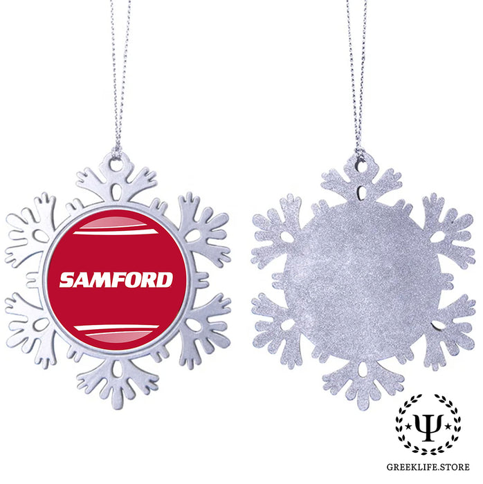 Samford University Christmas Ornament - Snowflake Metal