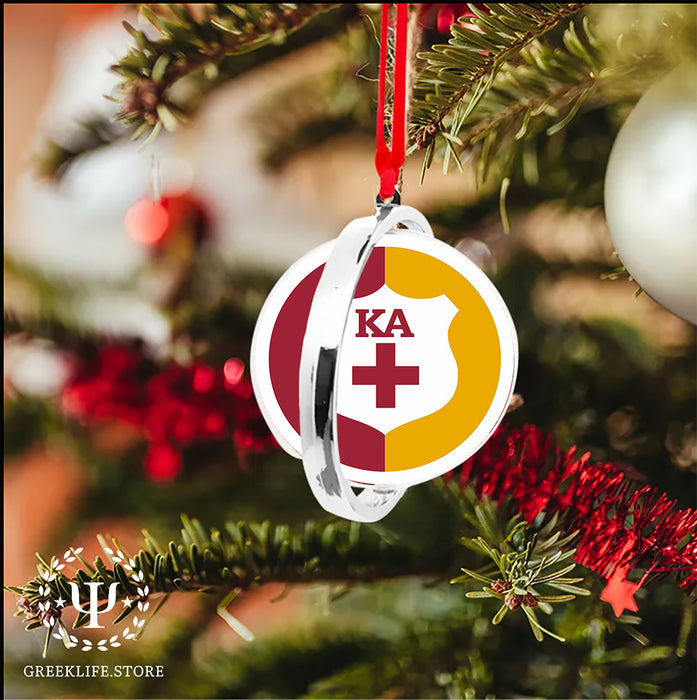 Kappa Alpha Order Christmas Reversible Flat Round Ornament