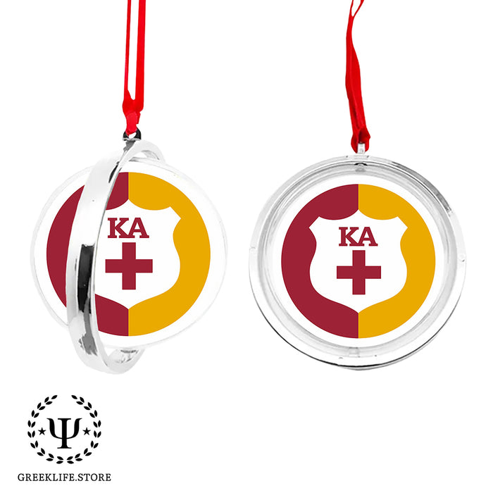 Kappa Alpha Order Christmas Reversible Flat Round Ornament