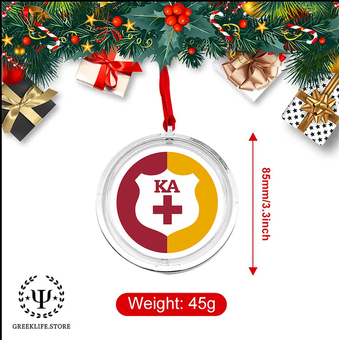Kappa Alpha Order Christmas Reversible Flat Round Ornament