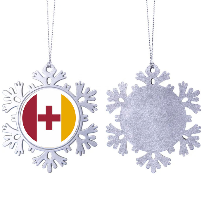 Kappa Alpha Order Christmas Ornament - Snowflake Metal