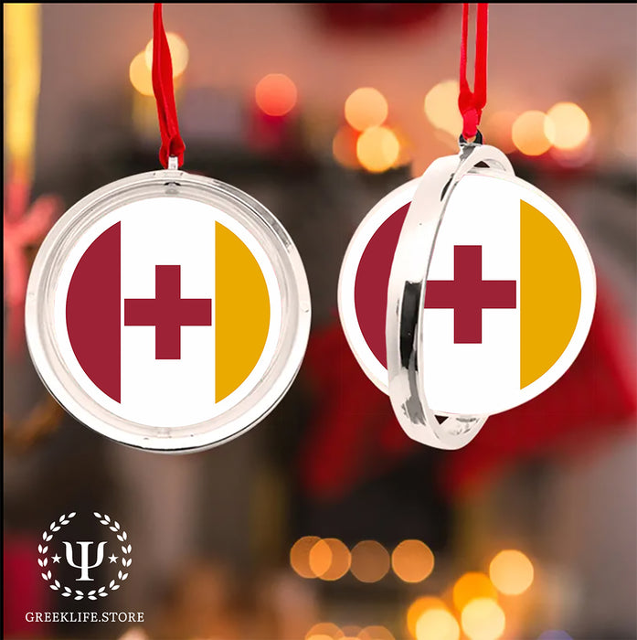 Kappa Alpha Order Christmas Reversible Flat Round Ornament