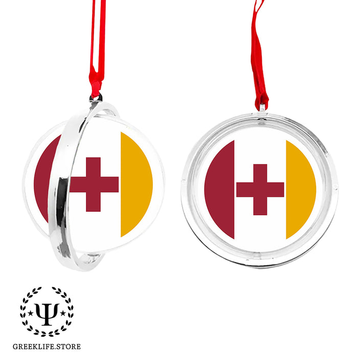 Kappa Alpha Order Christmas Reversible Flat Round Ornament