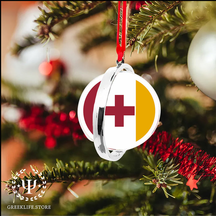 Kappa Alpha Order Christmas Reversible Flat Round Ornament