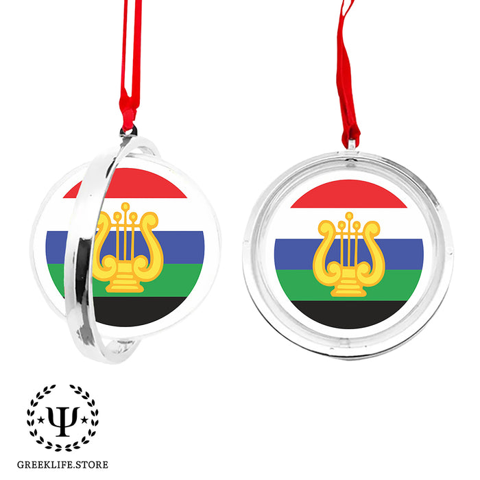 Tau Beta Sigma Christmas Reversible Flat Round Ornament