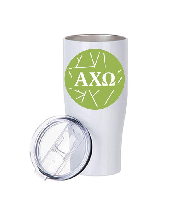 Alpha Chi Omega Stainless Steel Tumbler - 20oz