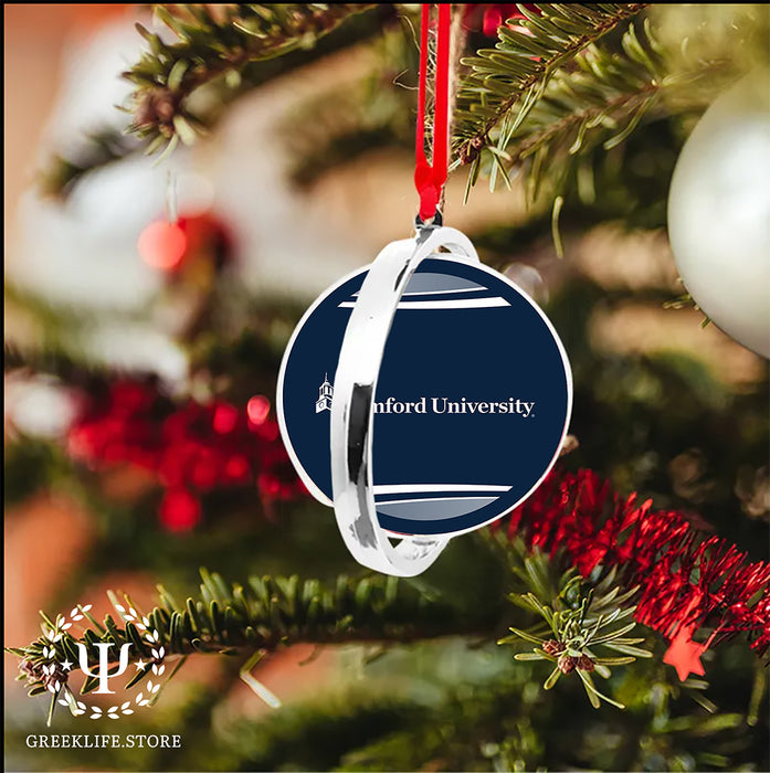 Samford University Christmas Reversible Flat Round Ornament