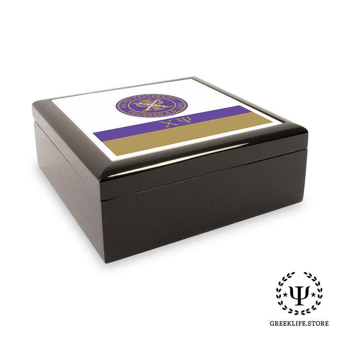 Chi Psi Keepsake Box Wooden