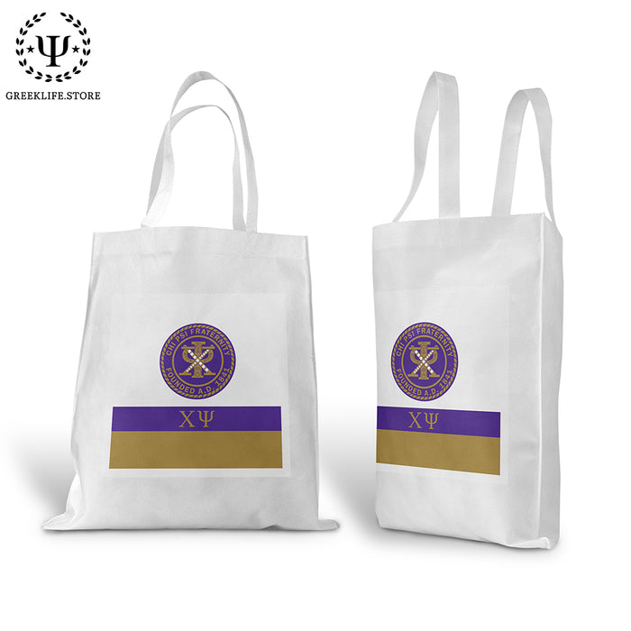 Chi Psi Market Canvas Tote Bag