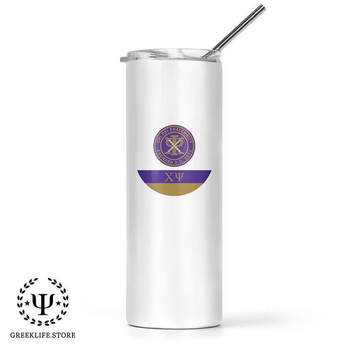 Chi Psi Stainless Steel Skinny Tumbler 20 OZ