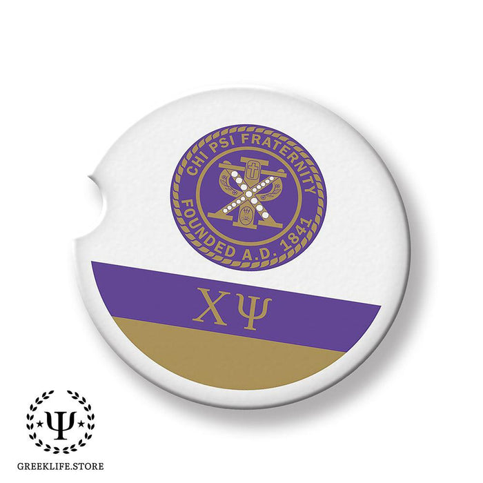 Chi Psi Car Cup Holder Coaster (Set of 2)