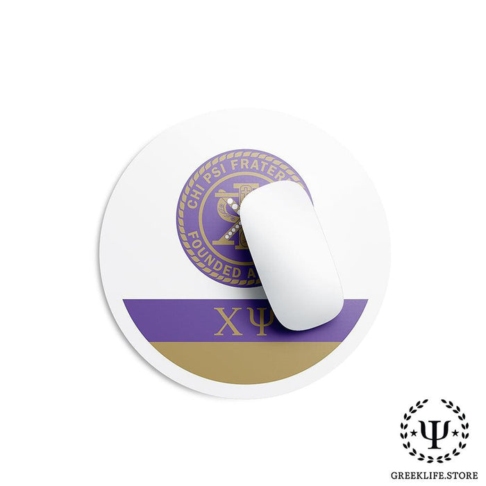 Chi Psi Mouse Pad Round