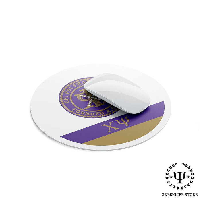 Chi Psi Mouse Pad Round