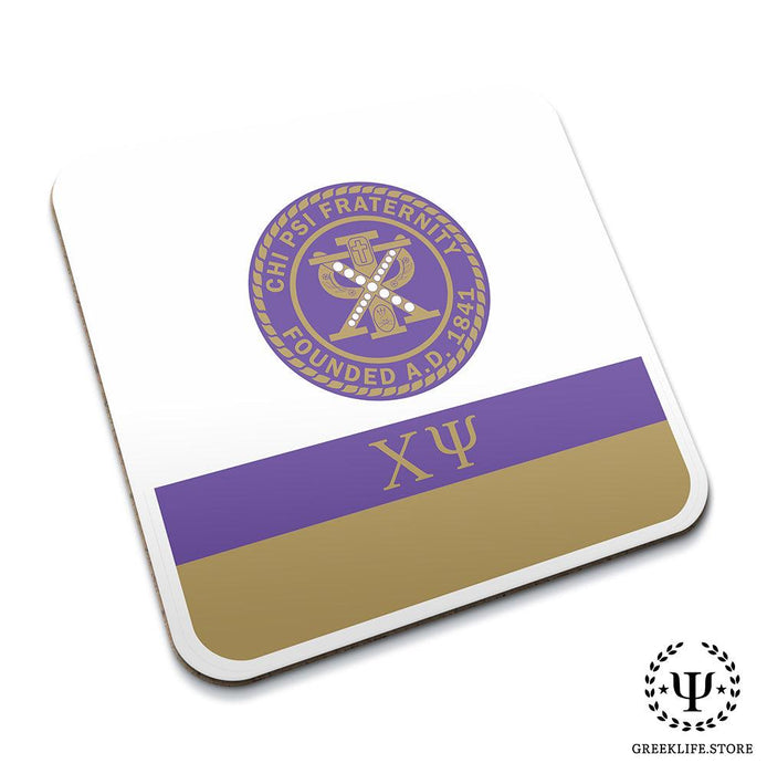 Chi Psi Beverage Coasters Square (Set of 4)