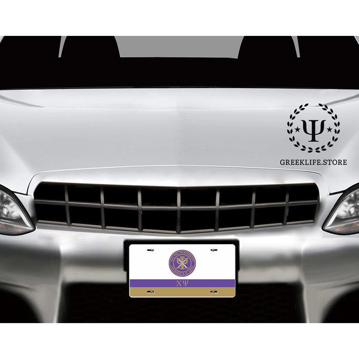 Chi Psi Decorative License Plate