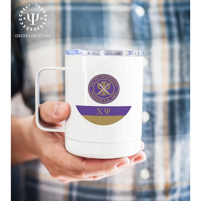 Chi Psi Stainless Steel Travel Mug 13 OZ