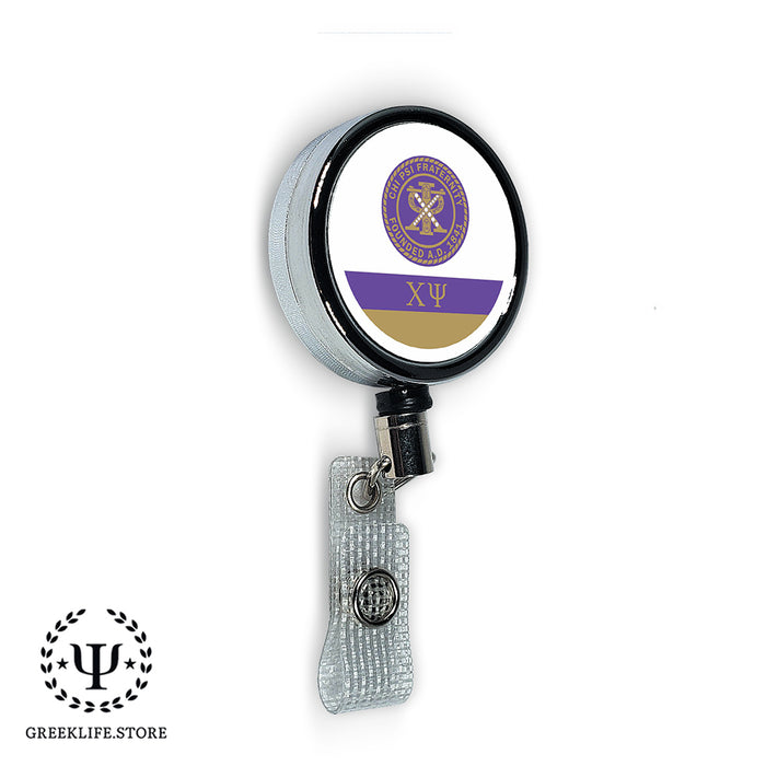 Chi Psi Badge Reel Holder