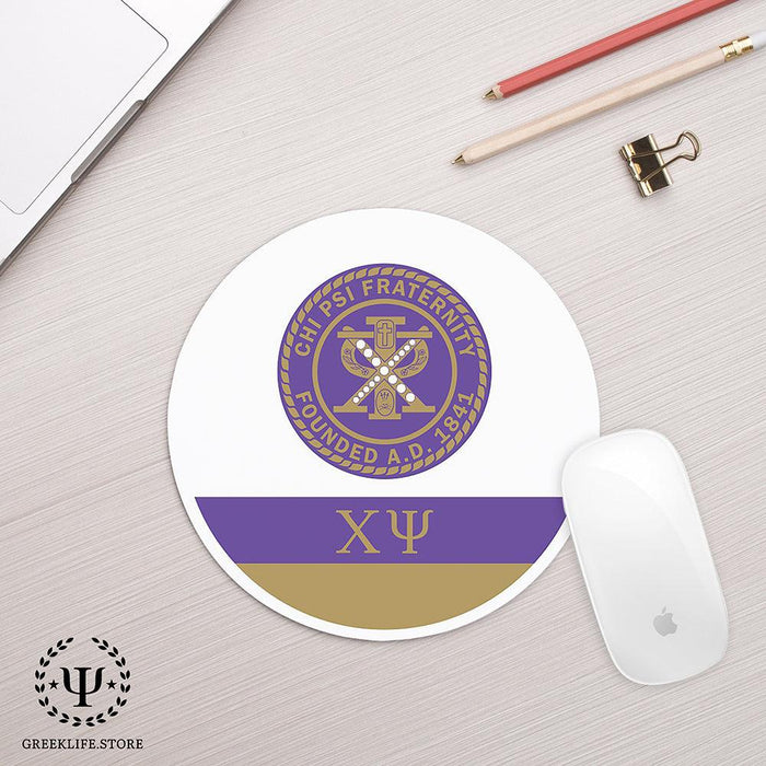 Chi Psi Mouse Pad Round