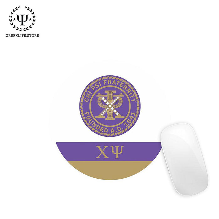 Chi Psi Mouse Pad Round