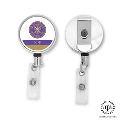 Chi Psi Keychain Rectangular