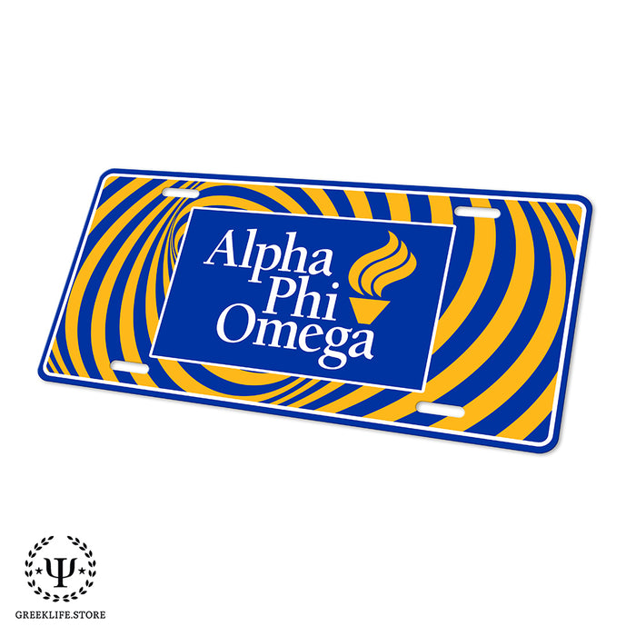 Alpha Phi Omega Decorative License Plate
