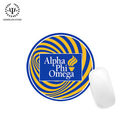 Alpha Phi Omega Key chain round