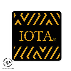 Iota Phi Theta Absorbent Ceramic Coasters with Holder (Set of 8)