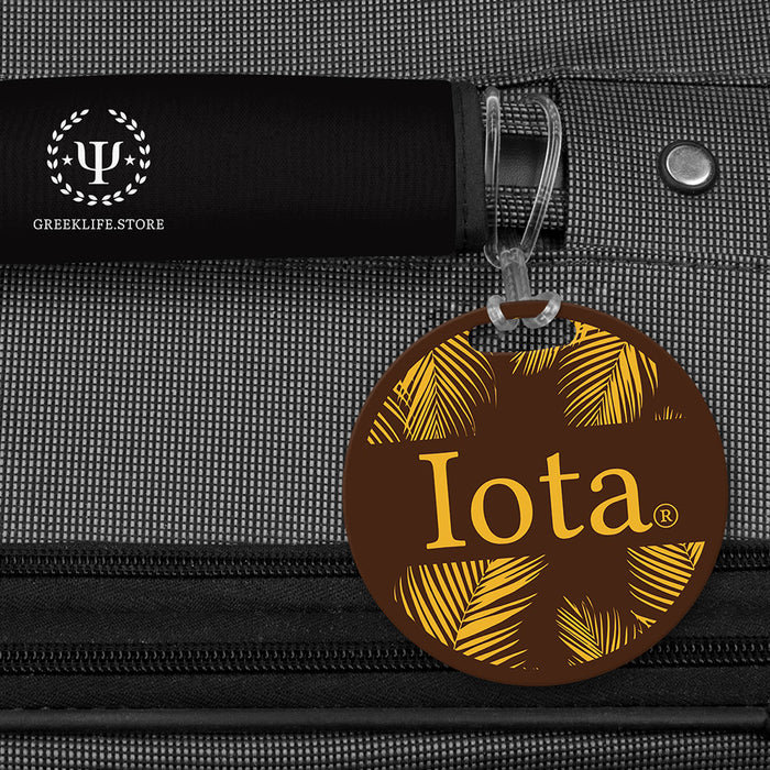 Iota Phi Theta Luggage Bag Tag (round)
