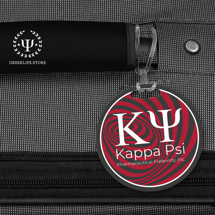 Kappa Psi Luggage Bag Tag (round)