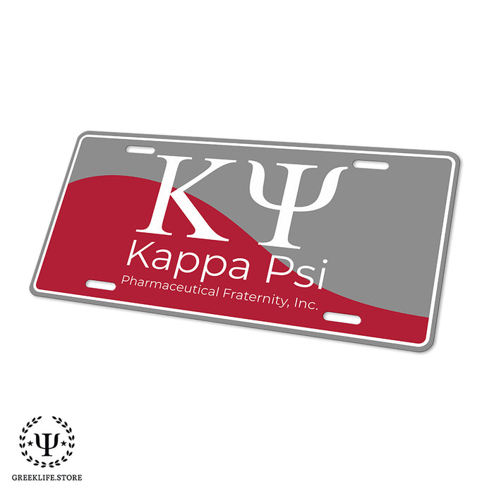 Kappa Psi Decorative License Plate