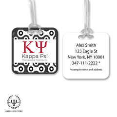 Kappa Psi Beverage Coasters Square (Set of 4)