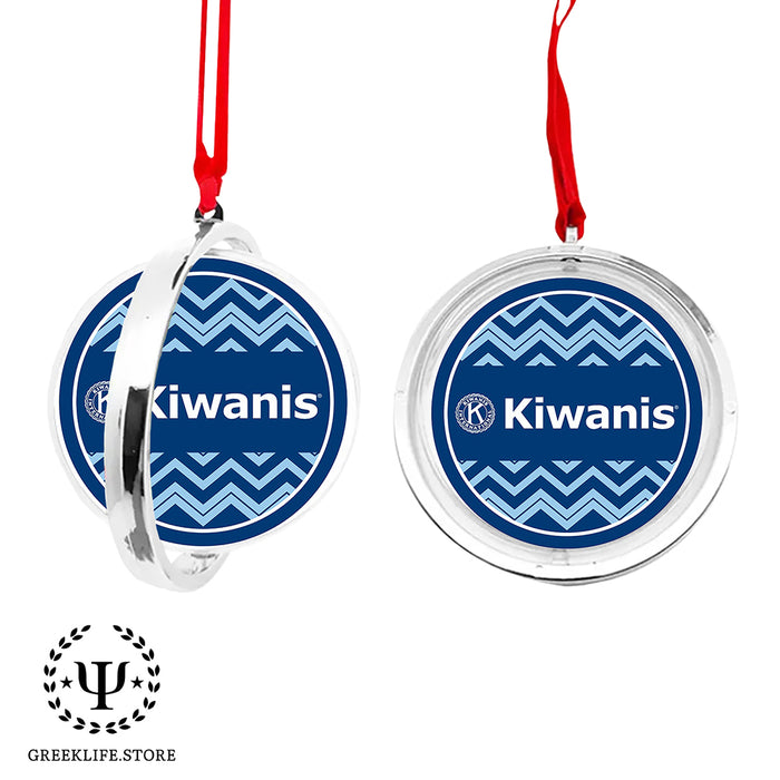 Kiwanis International Christmas Reversible Flat Round Ornament