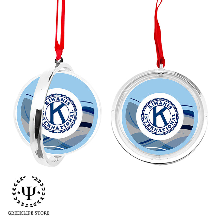 Kiwanis International Christmas Reversible Flat Round Ornament
