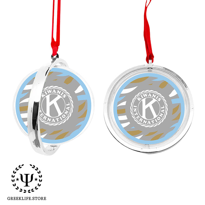 Kiwanis International Christmas Reversible Flat Round Ornament