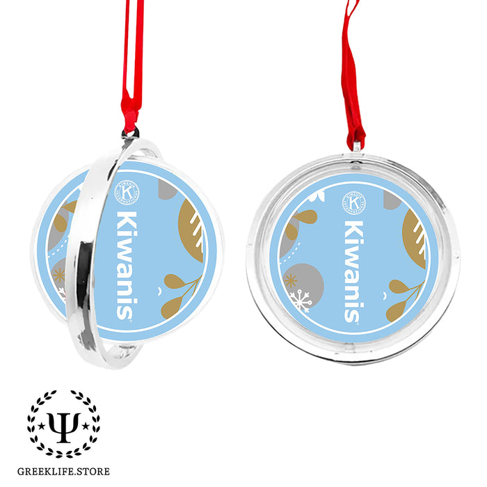 Kiwanis International Christmas Reversible Flat Round Ornament