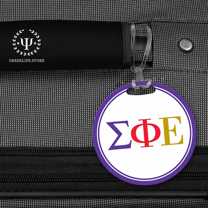 Sigma Phi Epsilon Luggage Bag Tag (round)