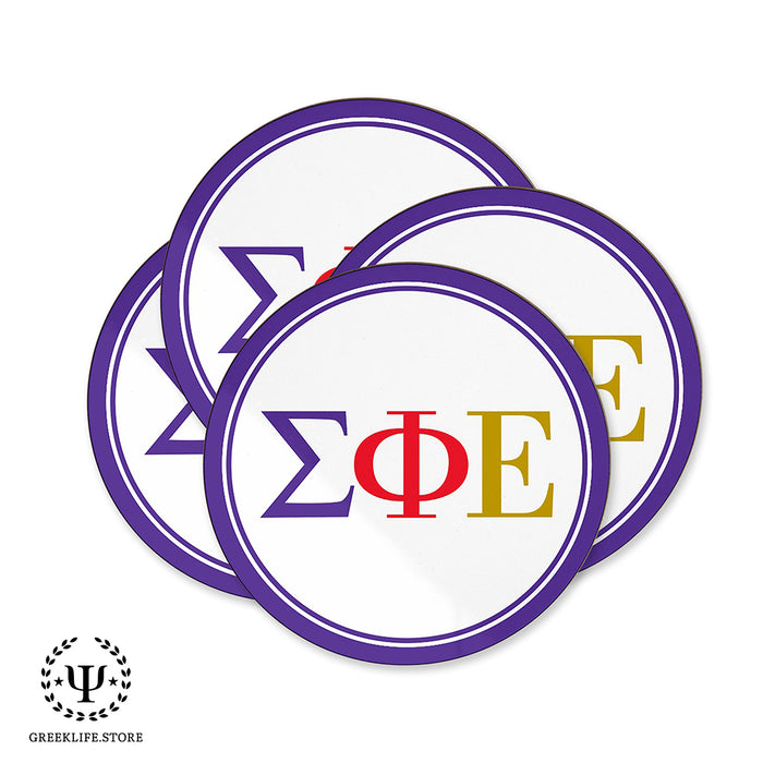 Sigma Phi Epsilon Beverage Coaster Round (Set of 4)