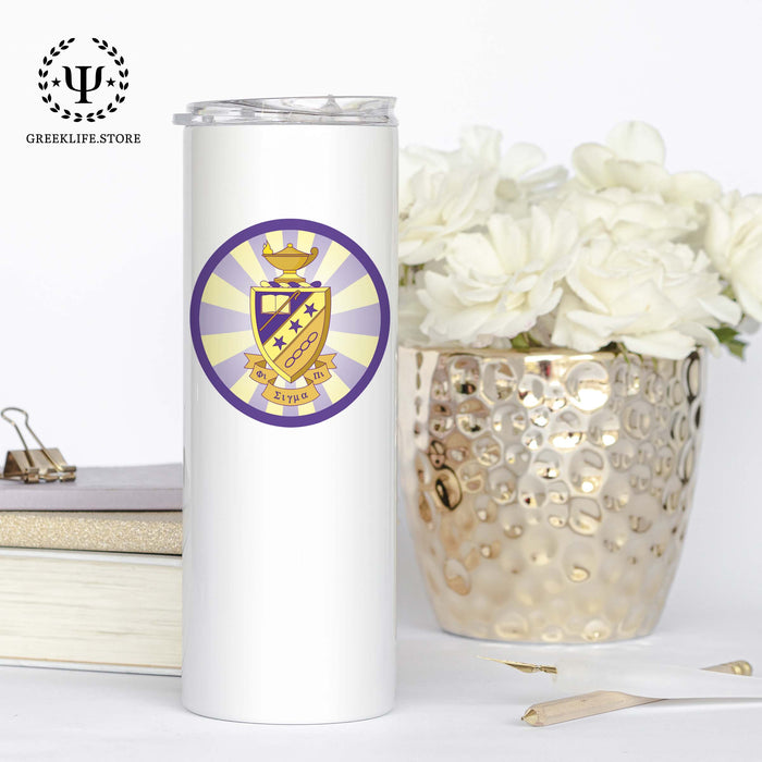 Phi Sigma Pi Stainless Steel Skinny Tumbler 20 OZ