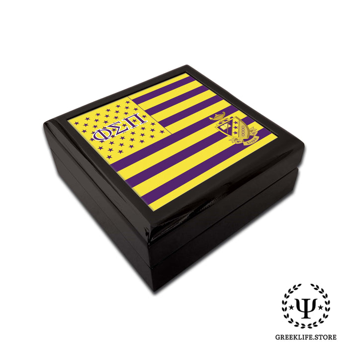 Phi Sigma Pi Keepsake Box Wooden